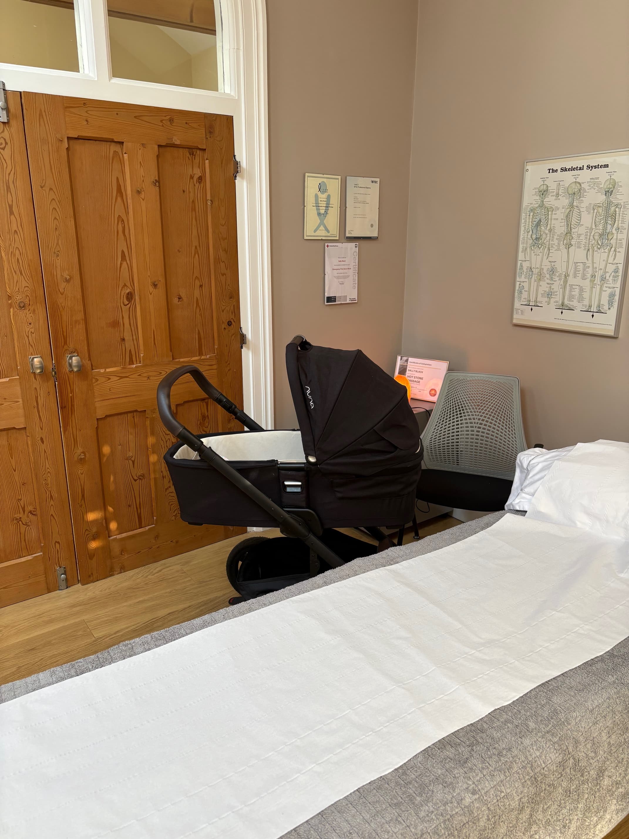Treatment room showing peaceful clinic space